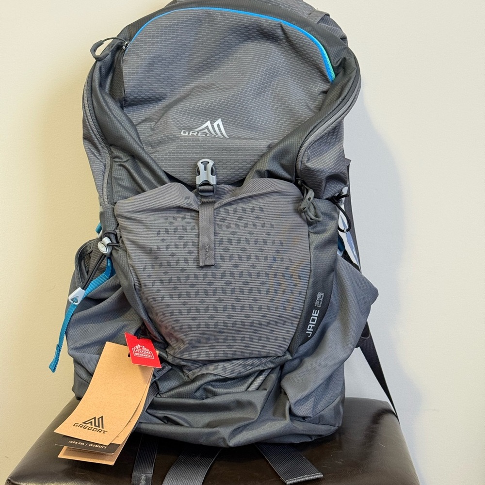 Gregory Charcoal and Blue Backpack
